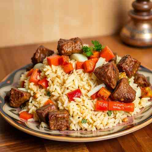 Makloubeh - Upside-Down Rice Dish Recipe